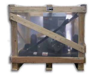 Baumalight generator professionally crated for shipping
