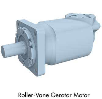 Roller-Vane Gerotor Motor