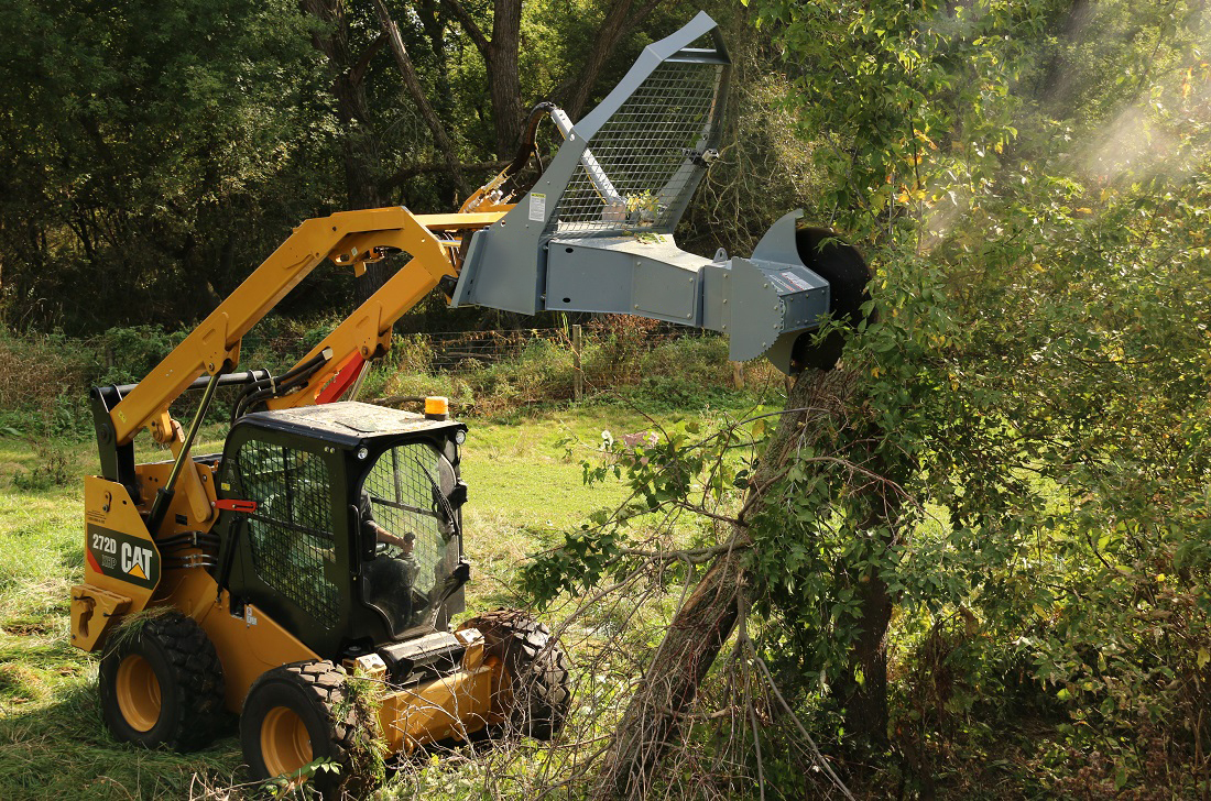 skid steer saw attachment, saw attachment for skid steer